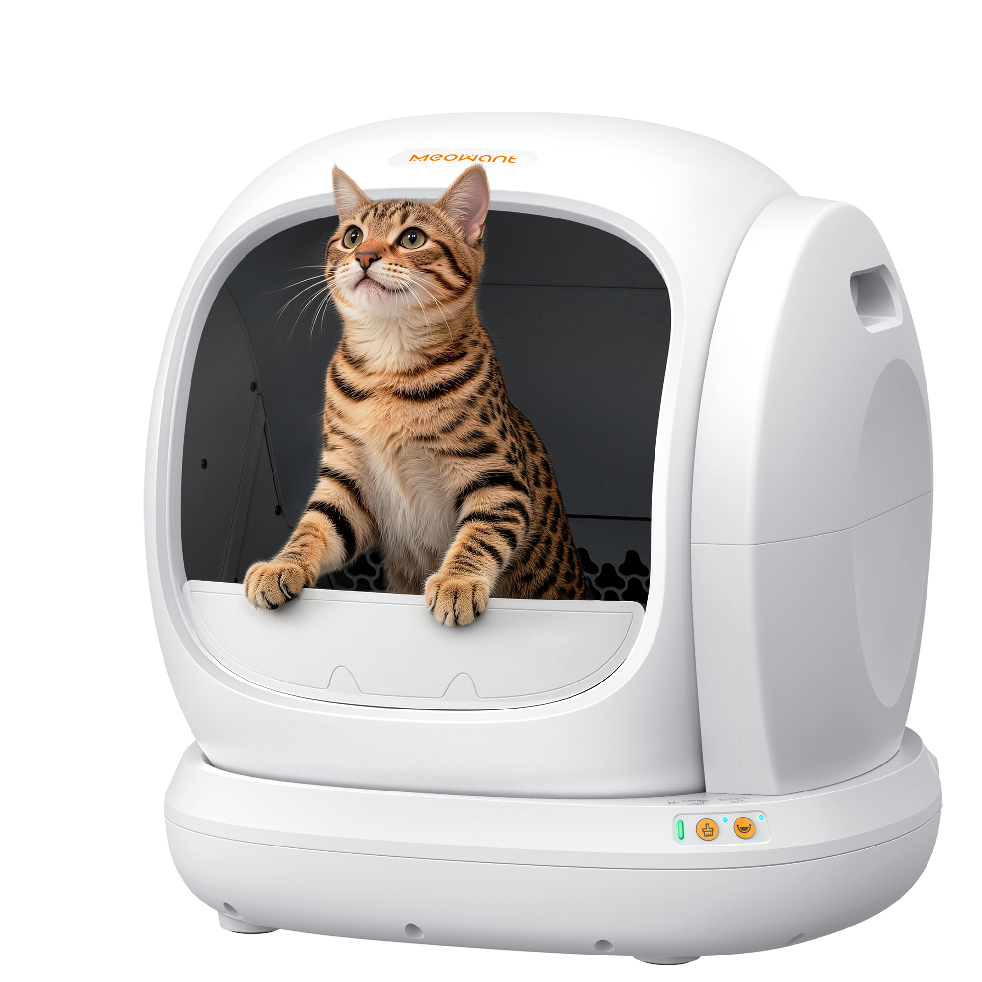 Meowant self-cleaning litter box designed for cats and multi-cat homes