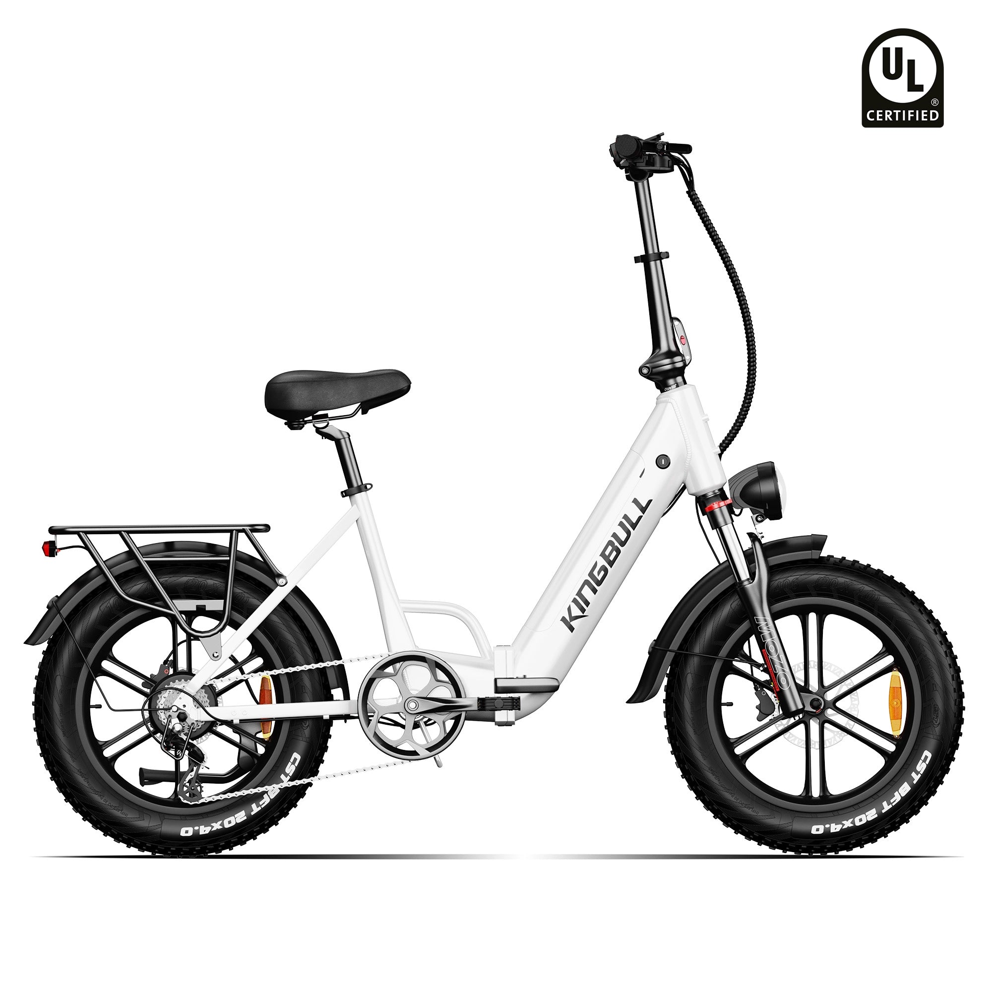 Kingbull folding fat tire electric bike for commuting and travel