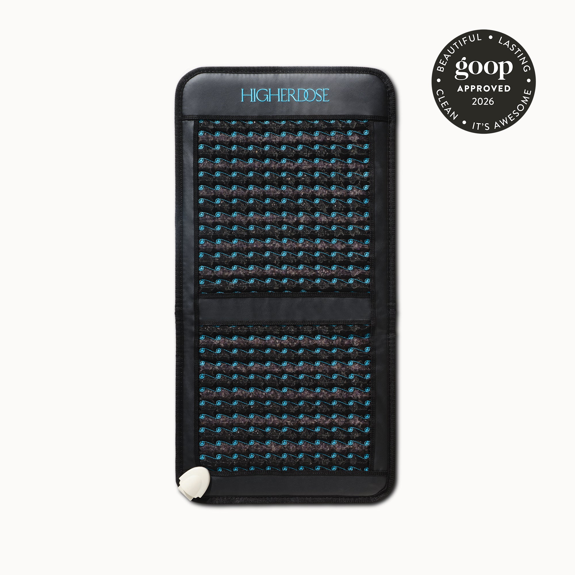 HigherDOSE Infrared PEMF Go Mat in a compact home wellness setting
