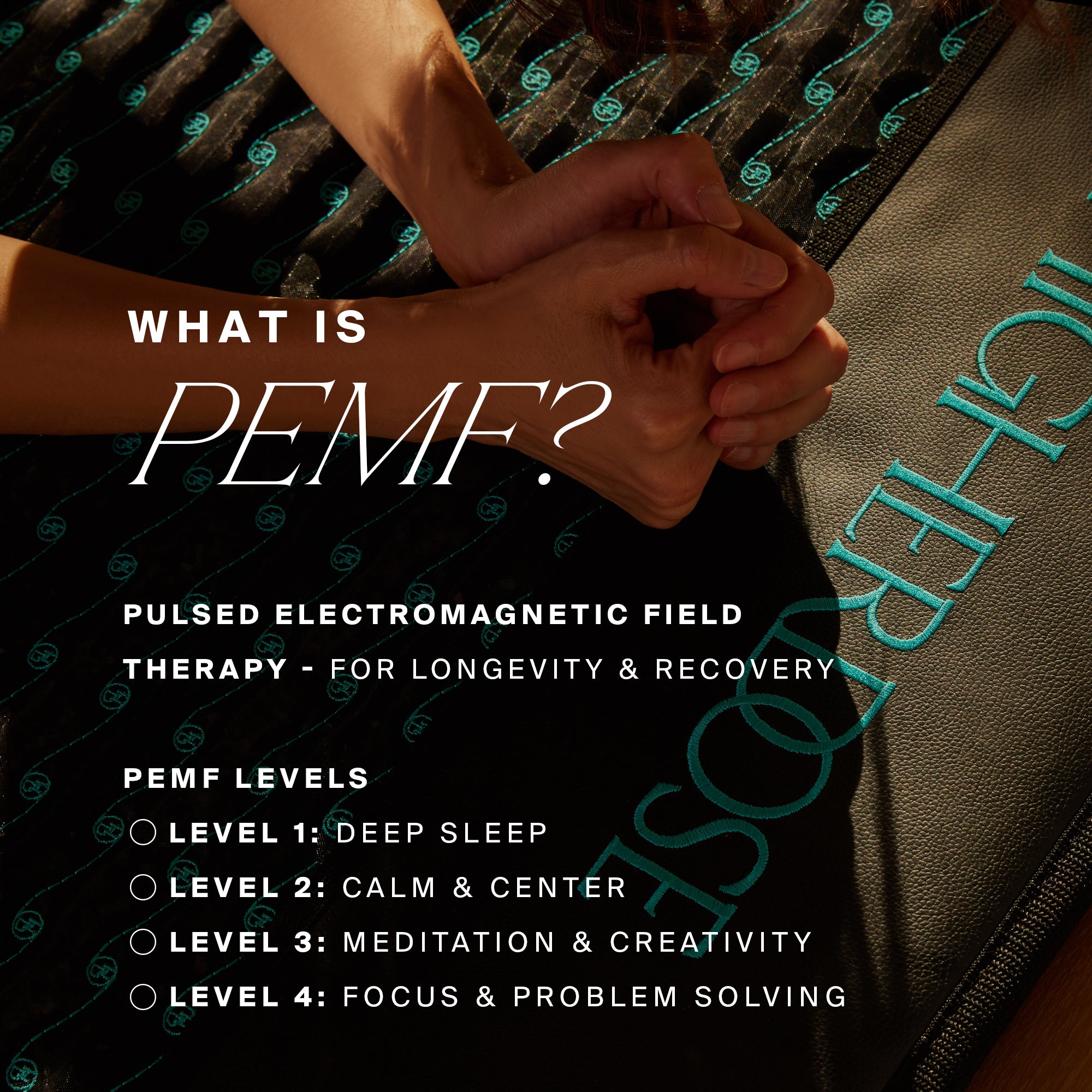 HigherDOSE Infrared PEMF Pro Mat designed for a full-body session