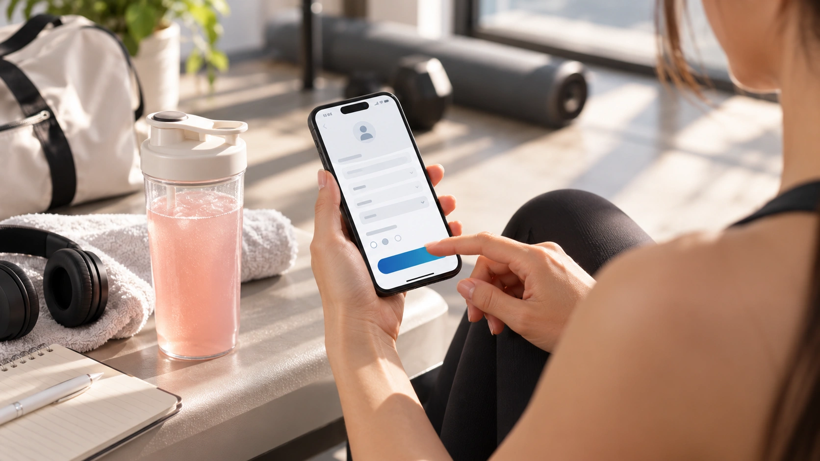 Completing an online telehealth health intake