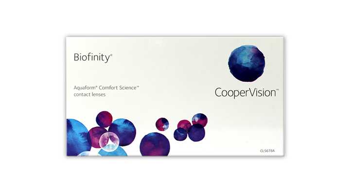 Biofinity prescription contact lenses available from Contact Lenses Plus