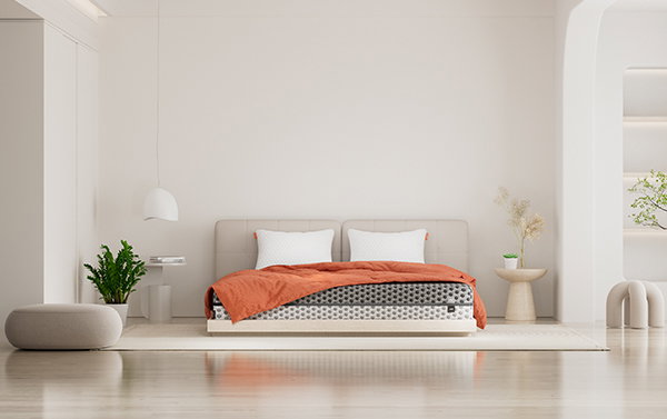 Layla Memory Foam Mattress in a modern bedroom