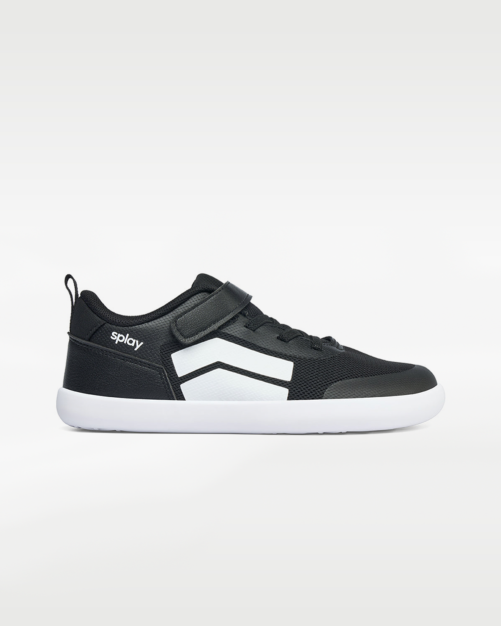 Splay DASH Core Black minimalist shoes for kids